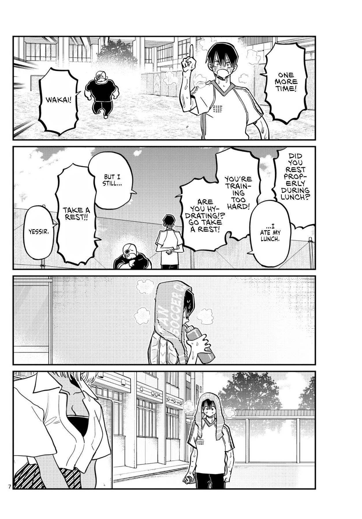Komi-san wa Komyushou Desu Chapter 397 page 7 - Chapter 397: Haircut