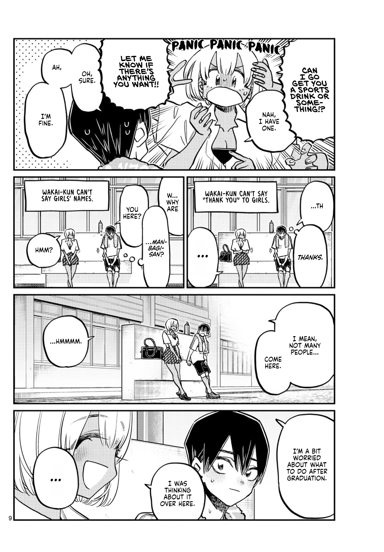 Komi-san wa Komyushou Desu Chapter 397 page 9 - Chapter 397: Haircut