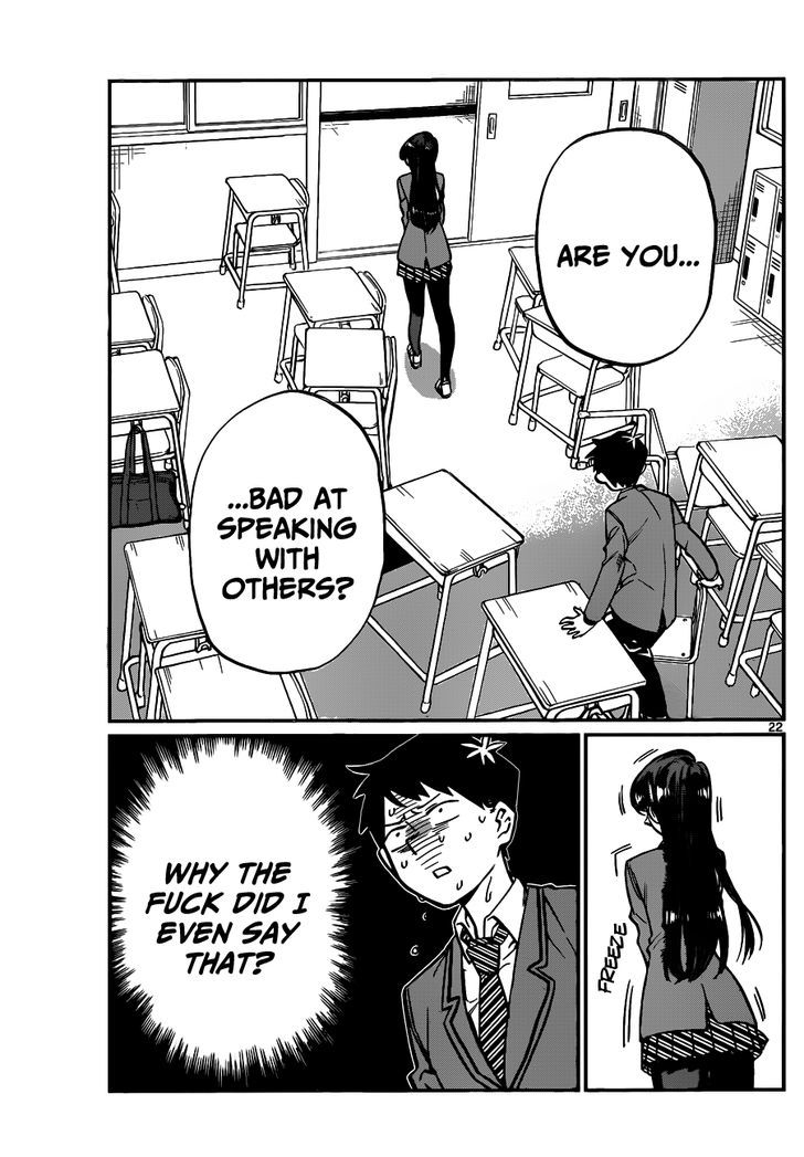 Komi-san wa Komyushou Desu Chapter 4 page 5 - Chapter 4 : Bad at This