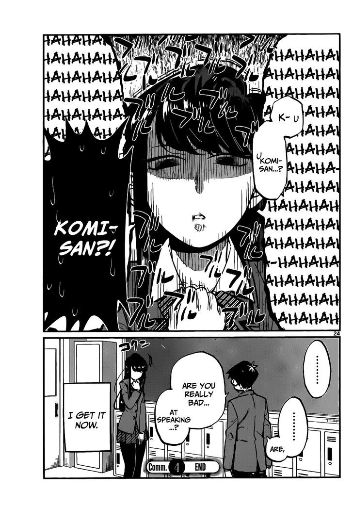 Komi-san wa Komyushou Desu Chapter 4 page 7 - Chapter 4 : Bad at This