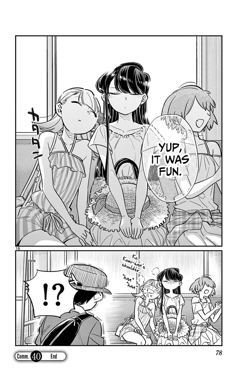 Komi-san wa Komyushou Desu Chapter 40 page 18 - Chapter 40