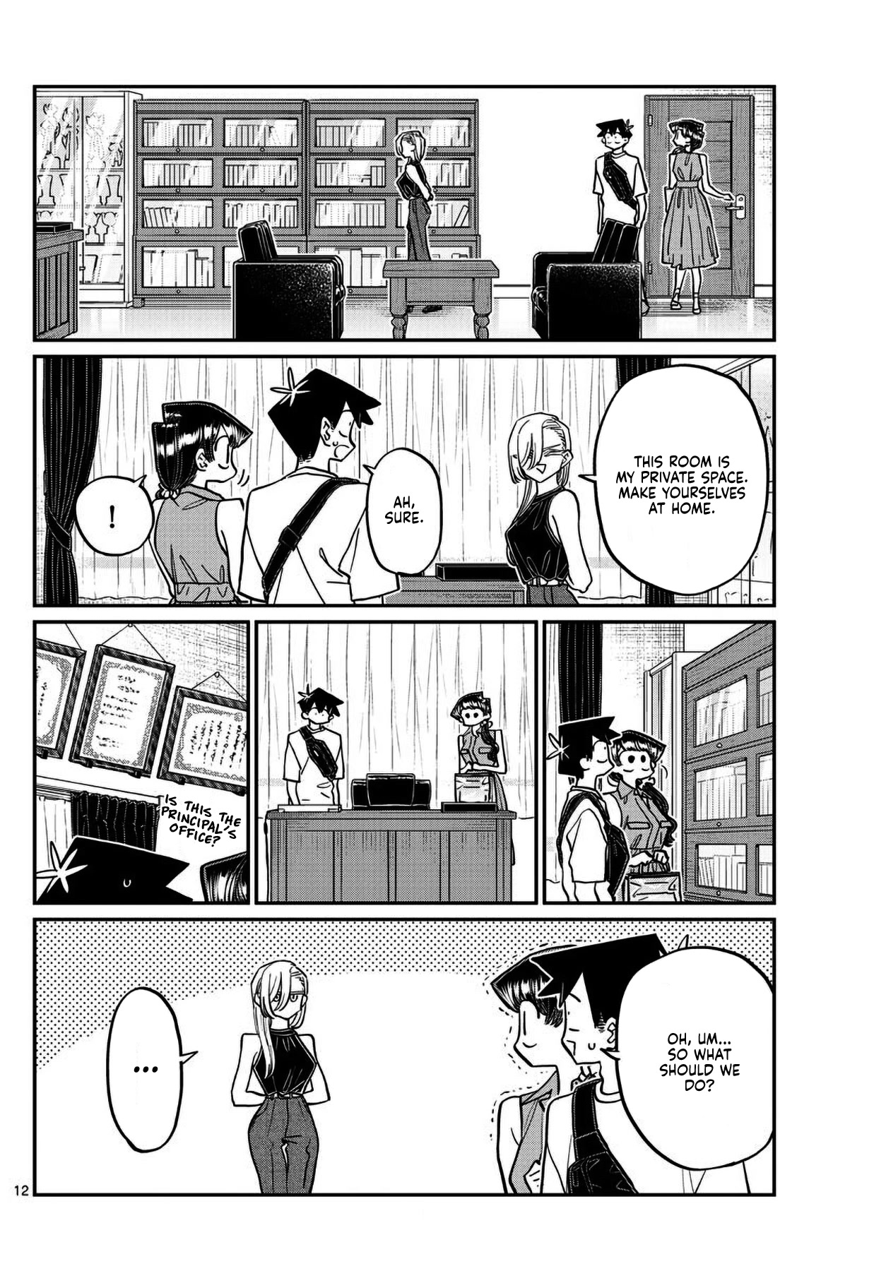 Komi-san wa Komyushou Desu Chapter 400 page 12 - Chapter 400: Kawai-san's House.