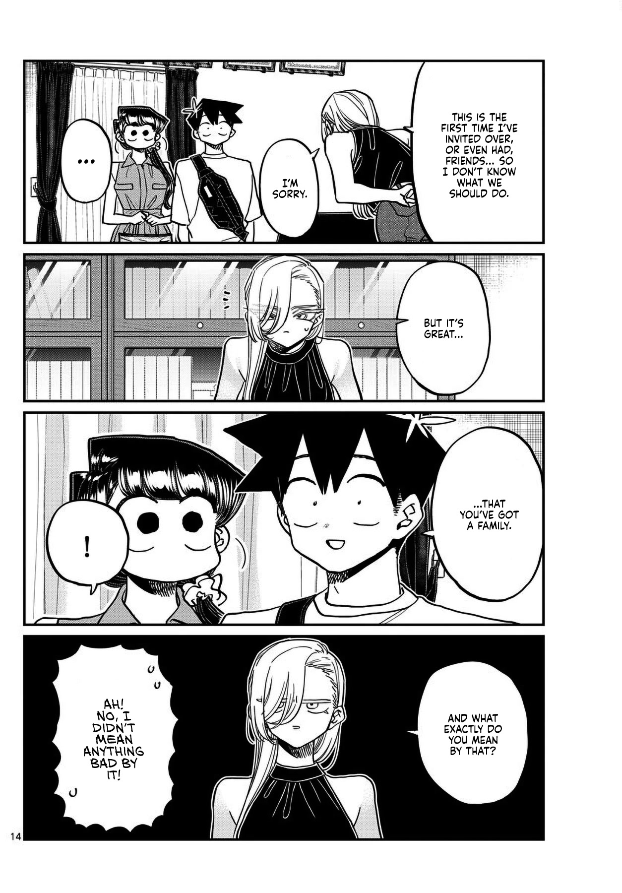 Komi-san wa Komyushou Desu Chapter 400 page 14 - Chapter 400: Kawai-san's House.