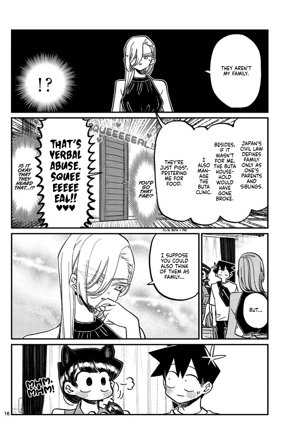 Komi-san wa Komyushou Desu Chapter 400 page 16 - Chapter 400: Kawai-san's House.