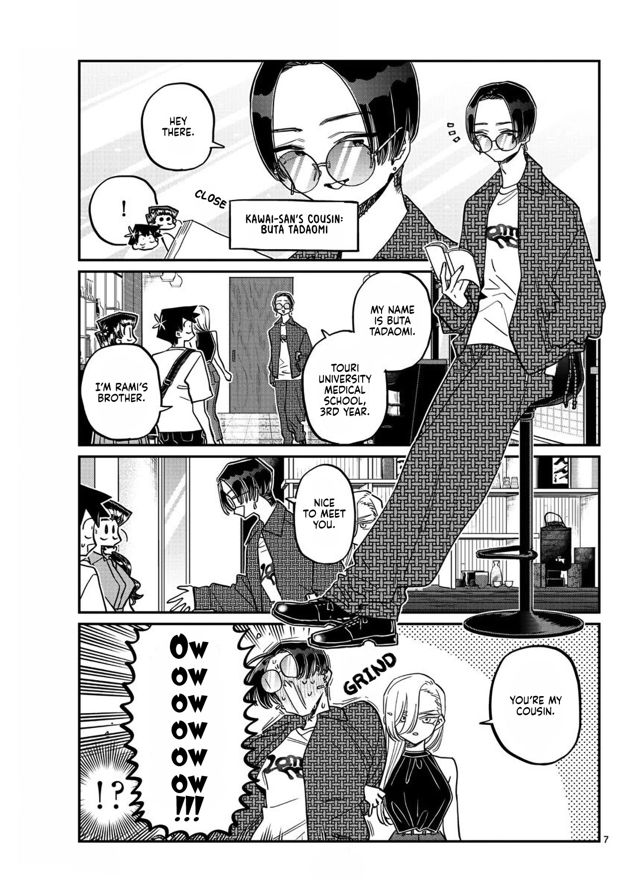 Komi-san wa Komyushou Desu Chapter 400 page 7 - Chapter 400: Kawai-san's House.