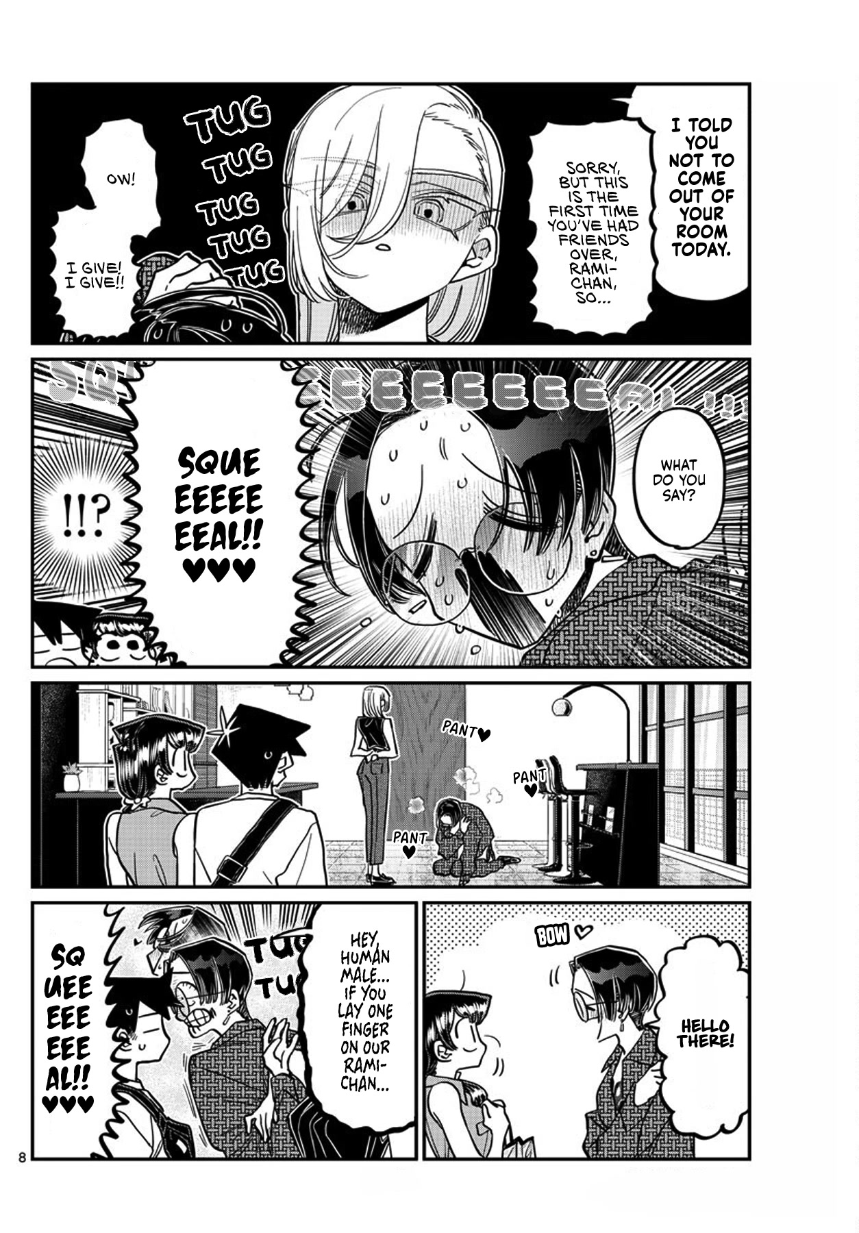 Komi-san wa Komyushou Desu Chapter 400 page 8 - Chapter 400: Kawai-san's House.
