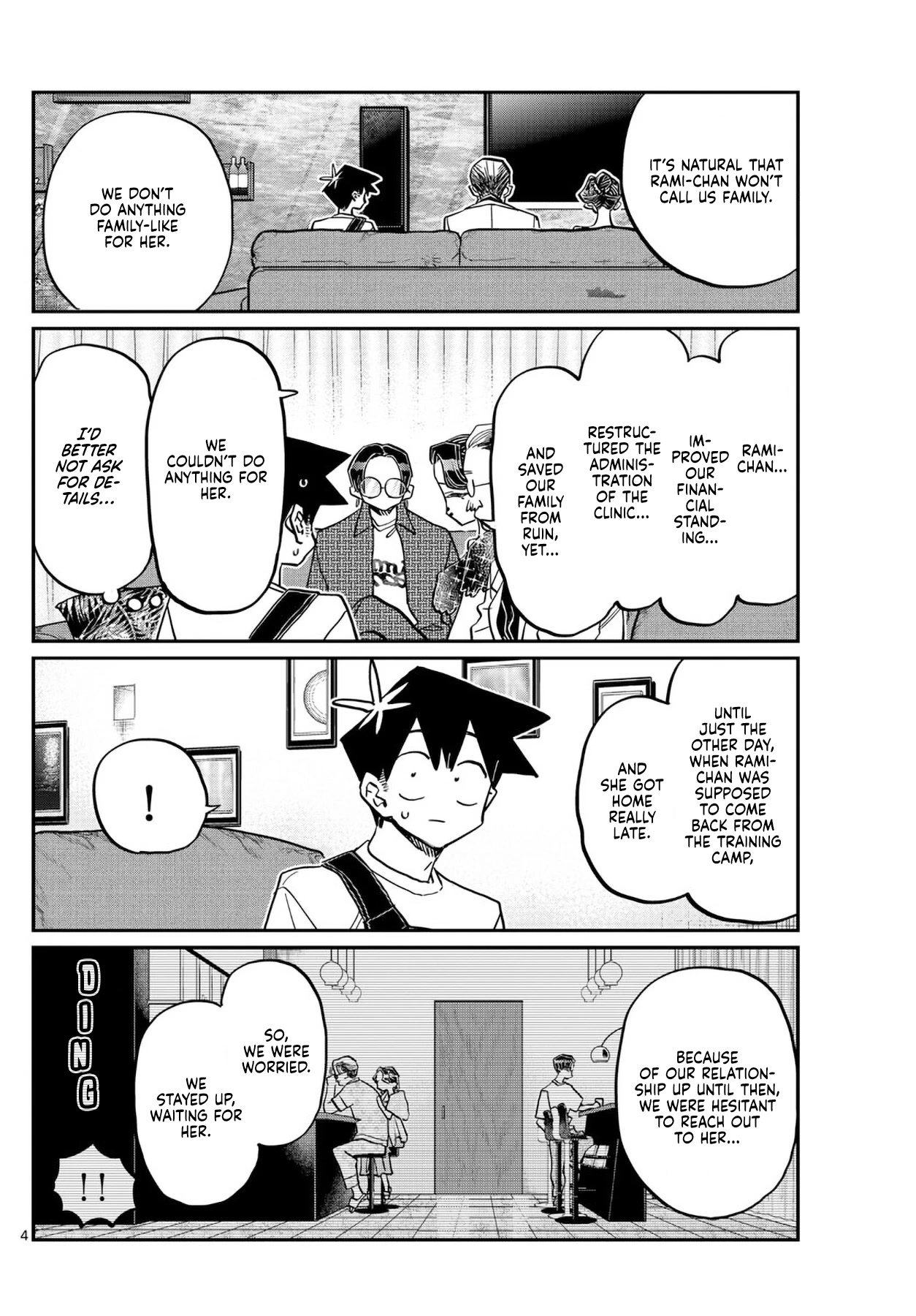 Komi-san wa Komyushou Desu Chapter 401 page 4 - Chapter 401: The Buta House.