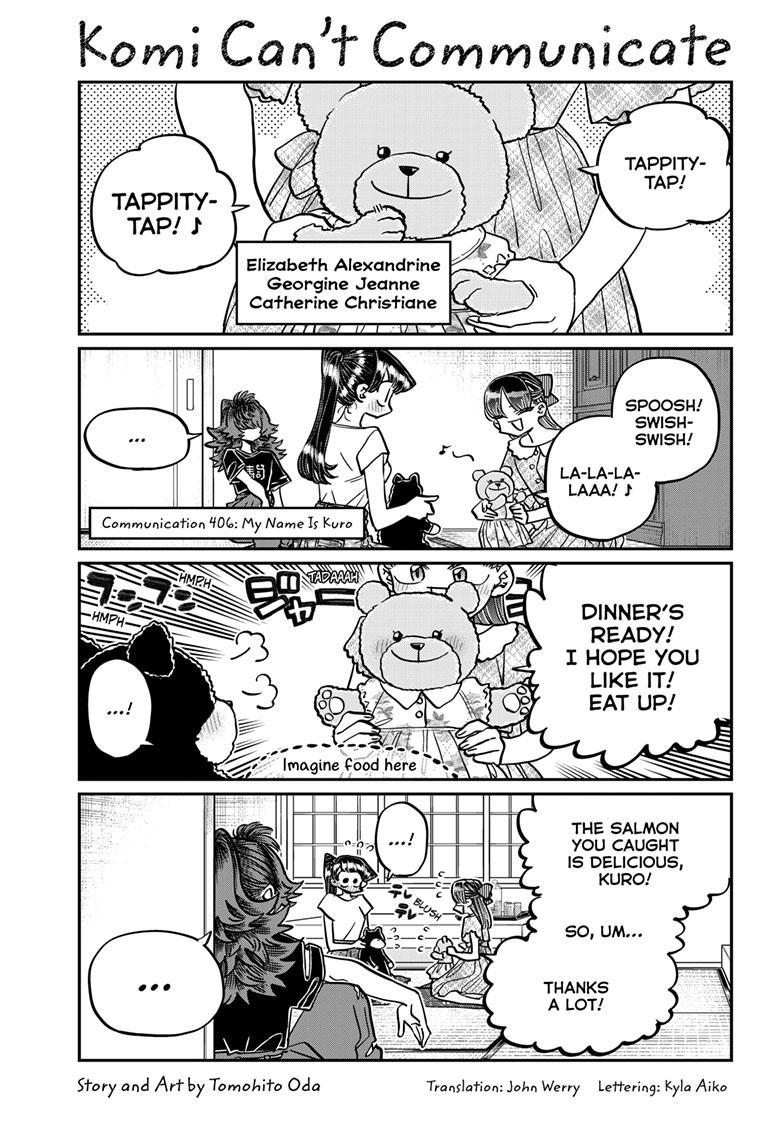 Komi-san wa Komyushou Desu Chapter 406 page 1 - Chapter 406