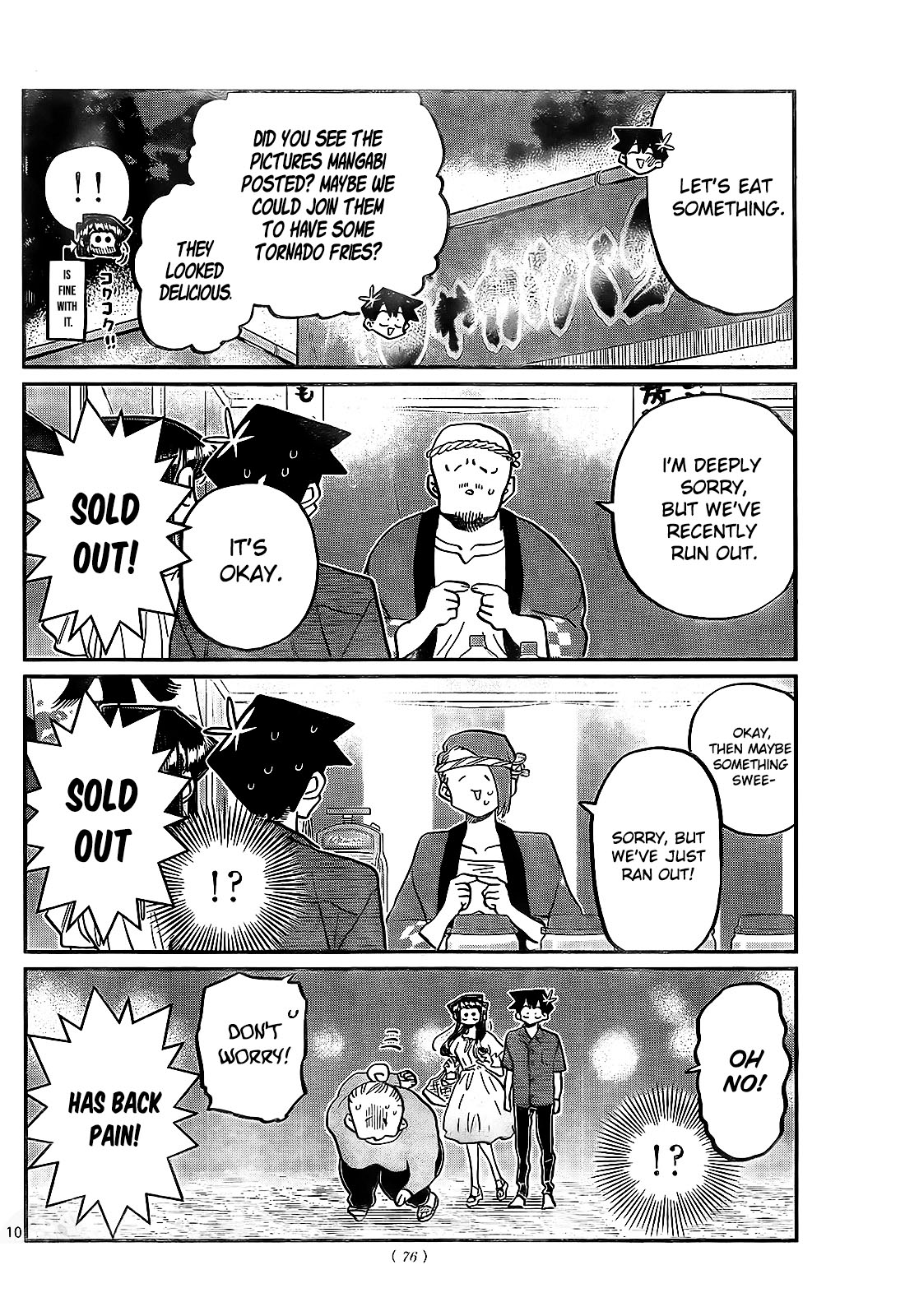 Komi-san wa Komyushou Desu Chapter 411 page 10 - Chapter 411: A two people summer festival stroll