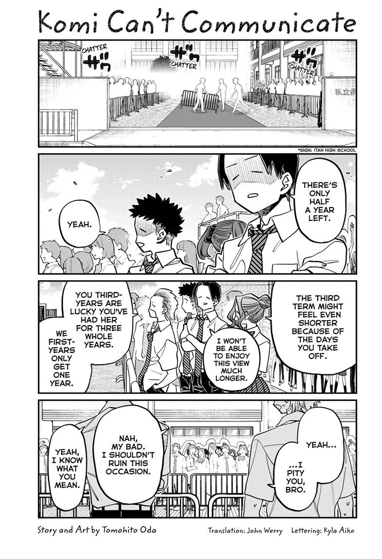Komi-san wa Komyushou Desu Chapter 415 page 1 - Chapter 415