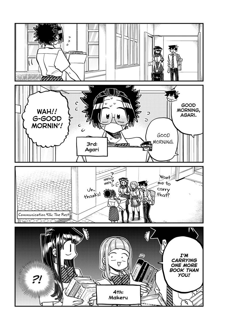 Komi-san wa Komyushou Desu Chapter 416 page 2 - Chapter 416