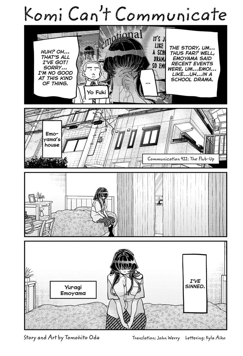 Komi-san wa Komyushou Desu Chapter 422 page 1 - Chapter 422