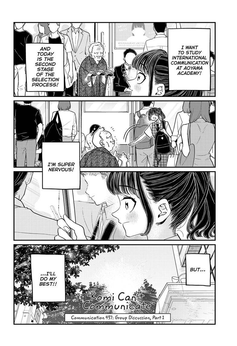 Komi-san wa Komyushou Desu Chapter 437 page 2 - Chapter 437