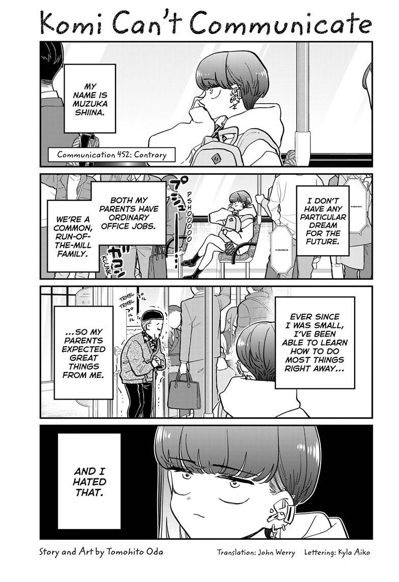 Komi-san wa Komyushou Desu Chapter 452 page 1 - Chapter 452