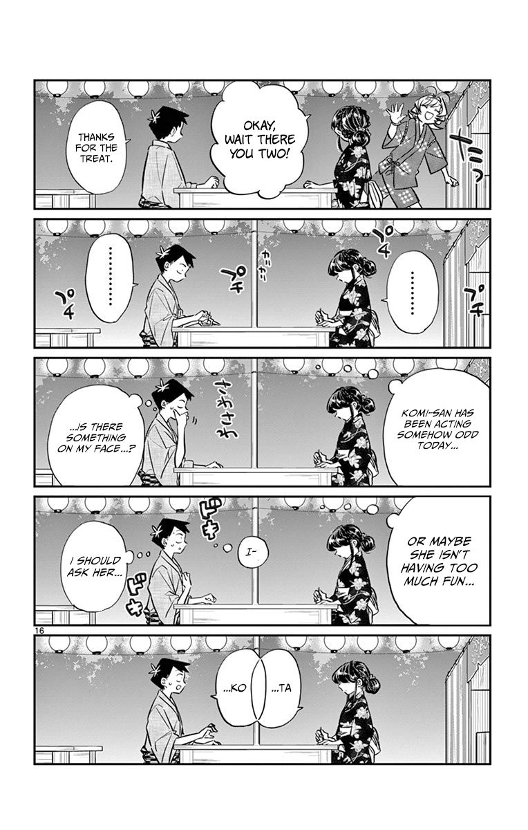 Komi-san wa Komyushou Desu Chapter 46 page 16 - Chapter 46 : Summer Festival