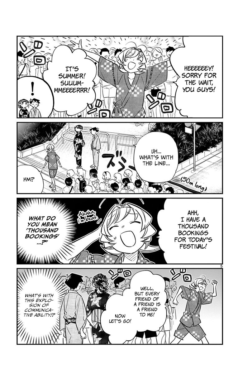 Komi-san wa Komyushou Desu Chapter 46 page 5 - Chapter 46 : Summer Festival