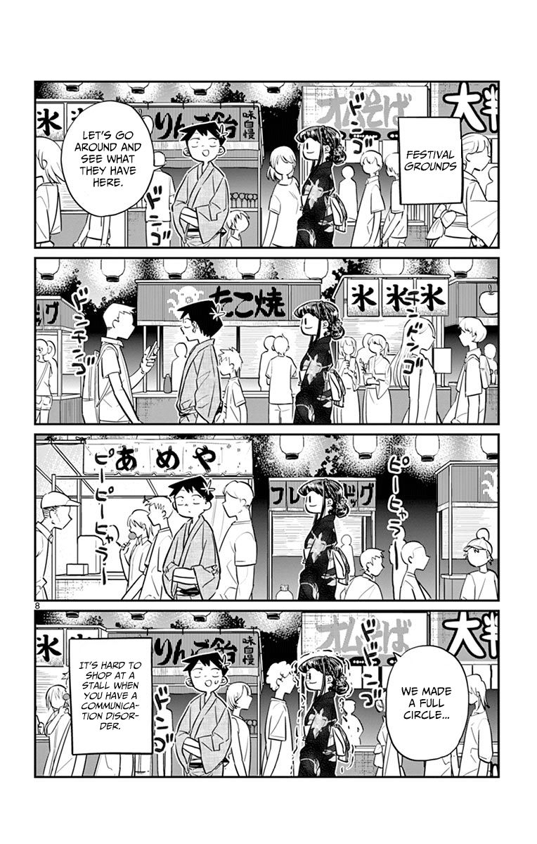 Komi-san wa Komyushou Desu Chapter 46 page 8 - Chapter 46 : Summer Festival