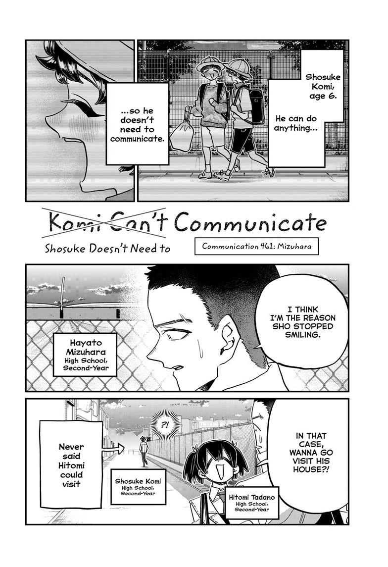 Komi-san wa Komyushou Desu Chapter 461 page 4 - Chapter 461
