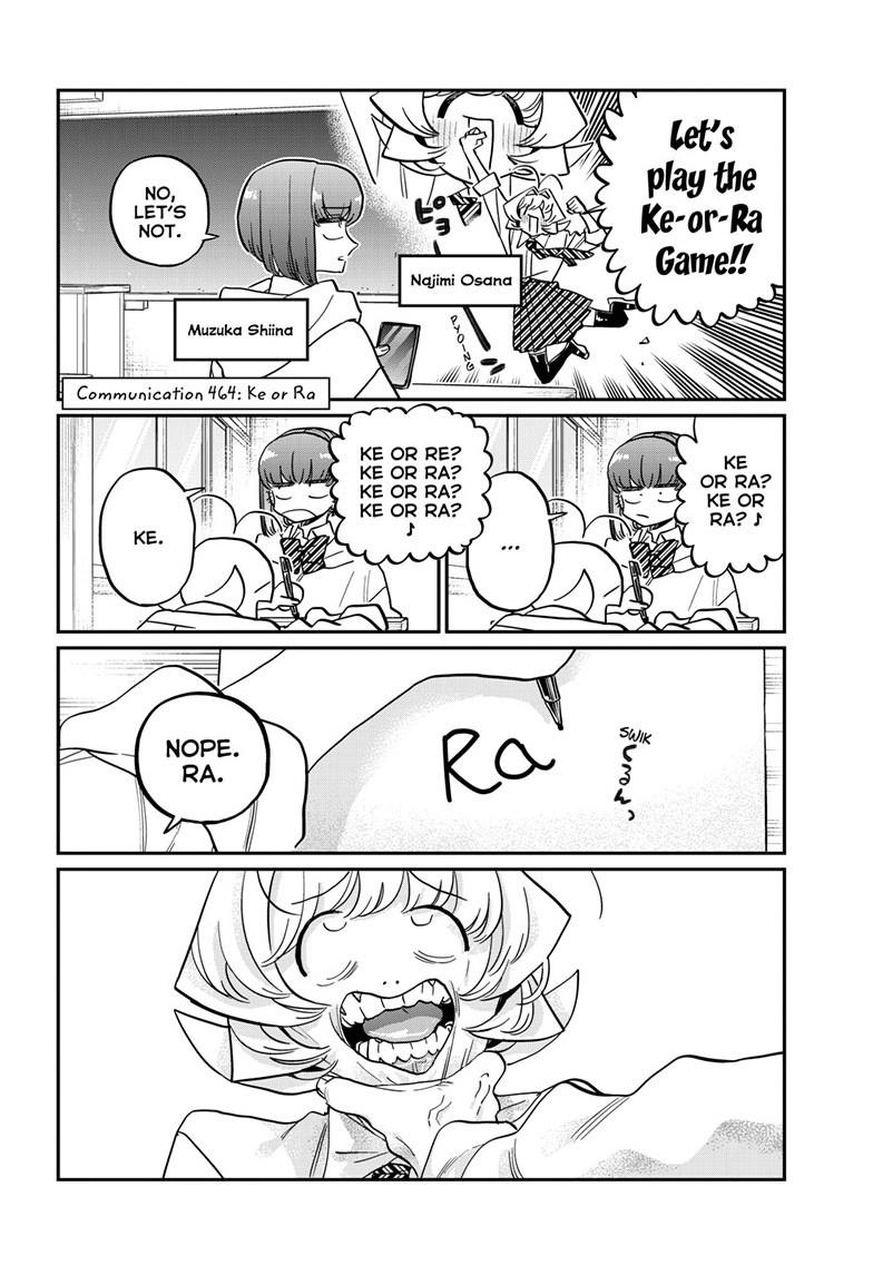 Komi-san wa Komyushou Desu Chapter 464 page 1 - Chapter 464