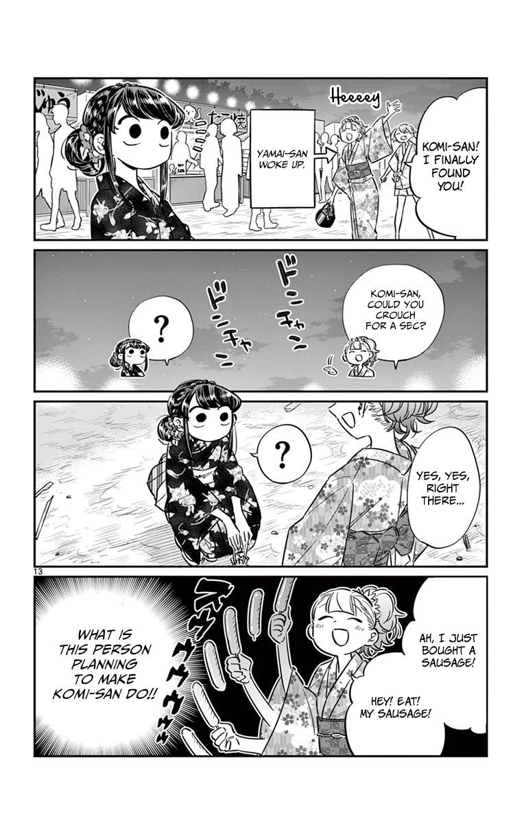 Komi-san wa Komyushou Desu Chapter 47 page 13 - Chapter 47 : Summer Festival 2