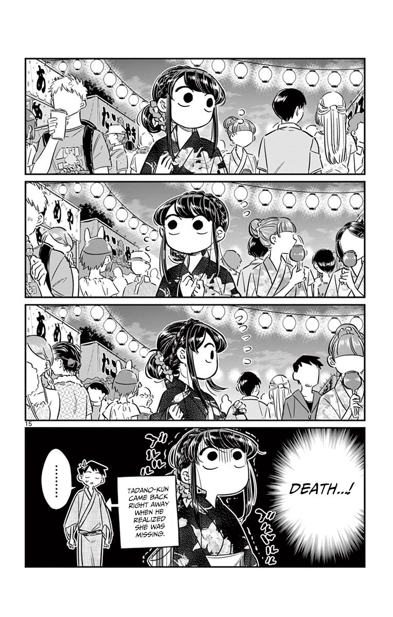 Komi-san wa Komyushou Desu Chapter 47 page 15 - Chapter 47 : Summer Festival 2