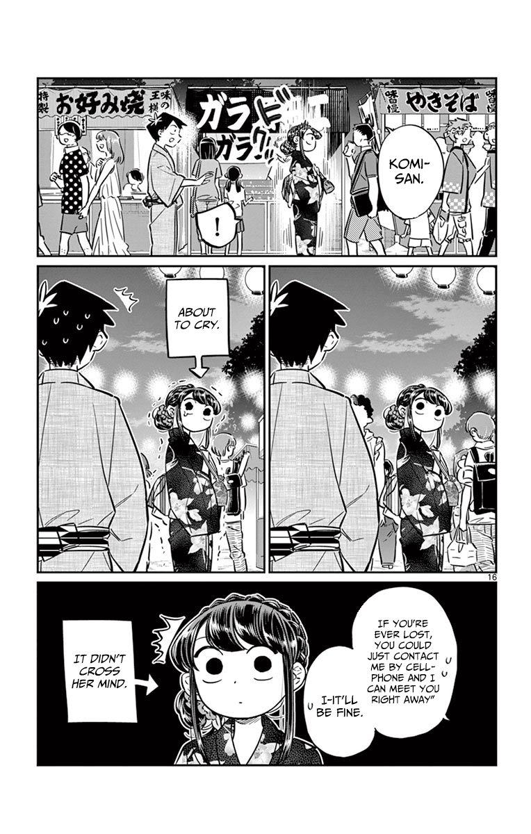 Komi-san wa Komyushou Desu Chapter 47 page 16 - Chapter 47 : Summer Festival 2