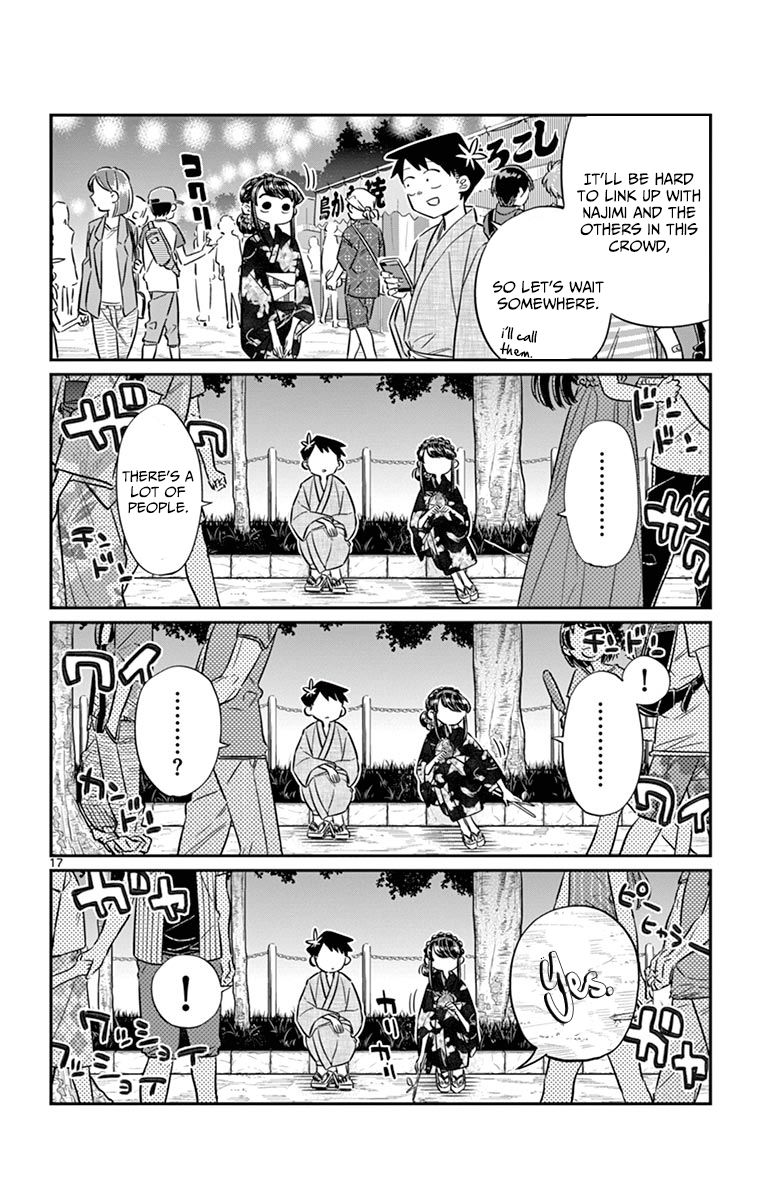 Komi-san wa Komyushou Desu Chapter 47 page 17 - Chapter 47 : Summer Festival 2