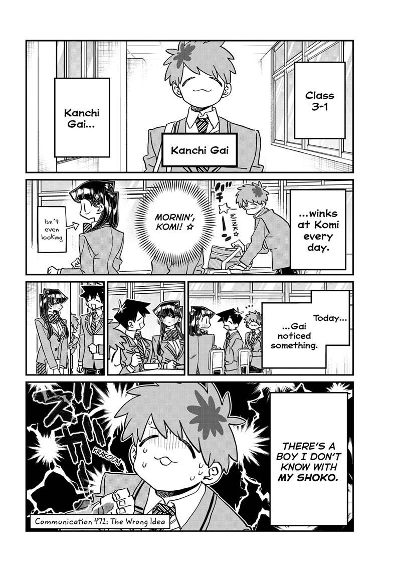 Komi-san wa Komyushou Desu Chapter 471 page 1 - Chapter 471