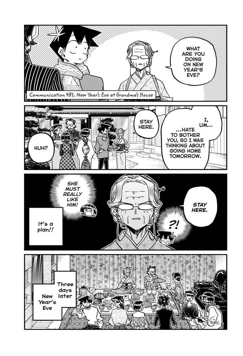 Komi-san wa Komyushou Desu Chapter 481 page 1 - Chapter 481