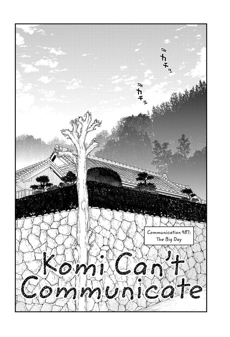 Komi-san wa Komyushou Desu Chapter 487 page 2 - Chapter 487