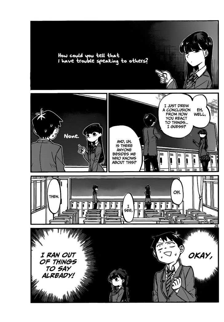Komi-san wa Komyushou Desu Chapter 5 page 2 - Chapter 5 : I Want to Chat