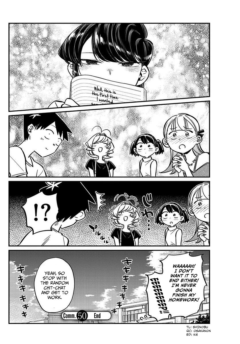 Komi-san wa Komyushou Desu Chapter 50 page 18 - Chapter 50 : The end of summer break