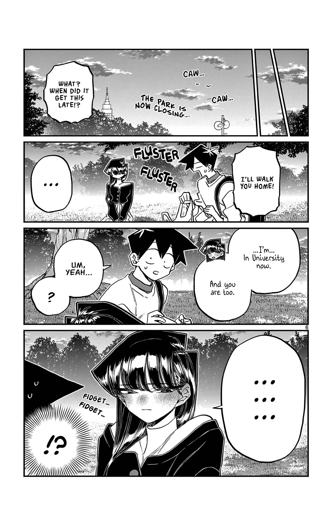 Komi-san wa Komyushou Desu Chapter 500 page 6 - Chapter 500: We're in University. [END]