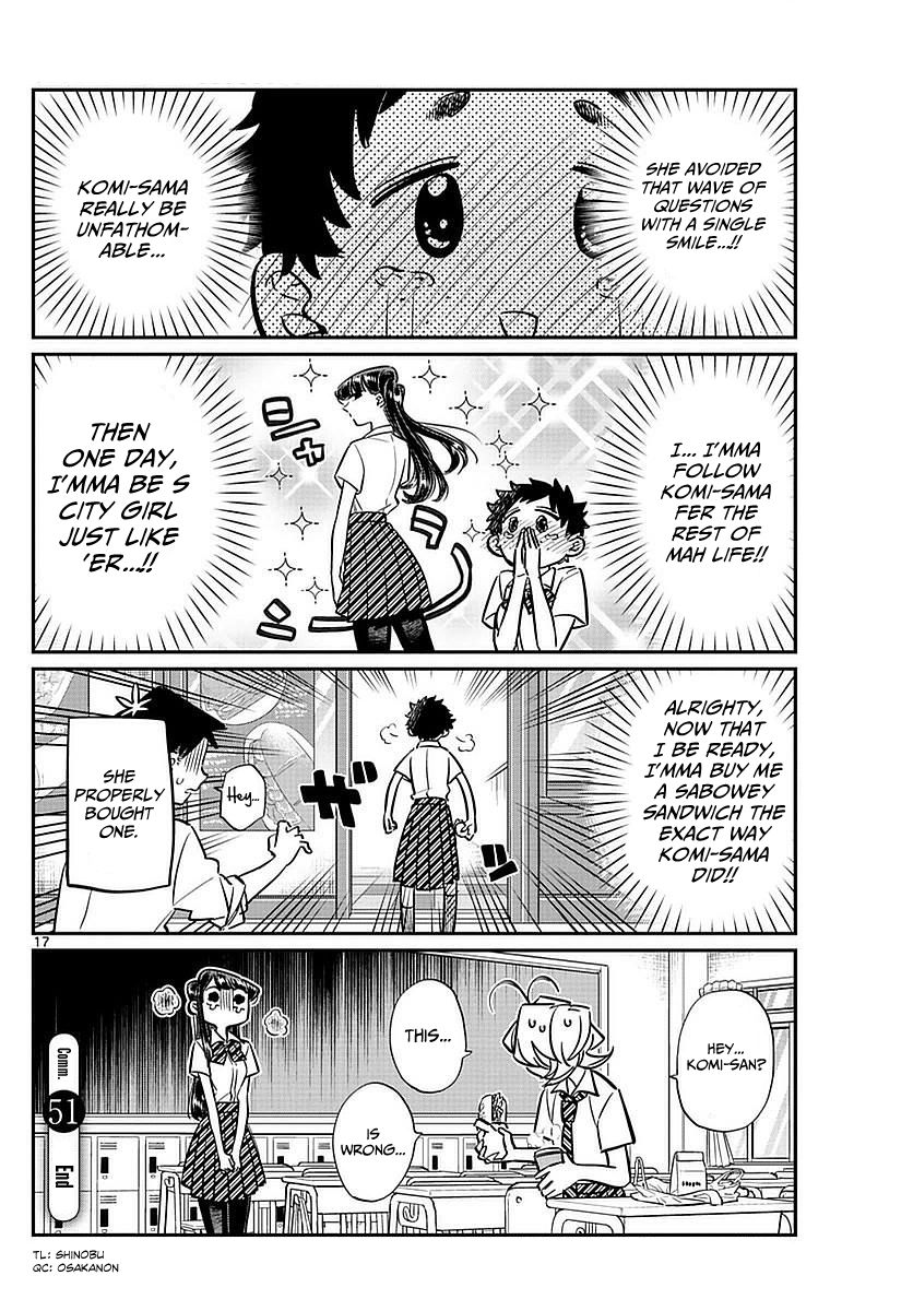Komi-san wa Komyushou Desu Chapter 51 page 18 - Chapter 51 : Country Girl