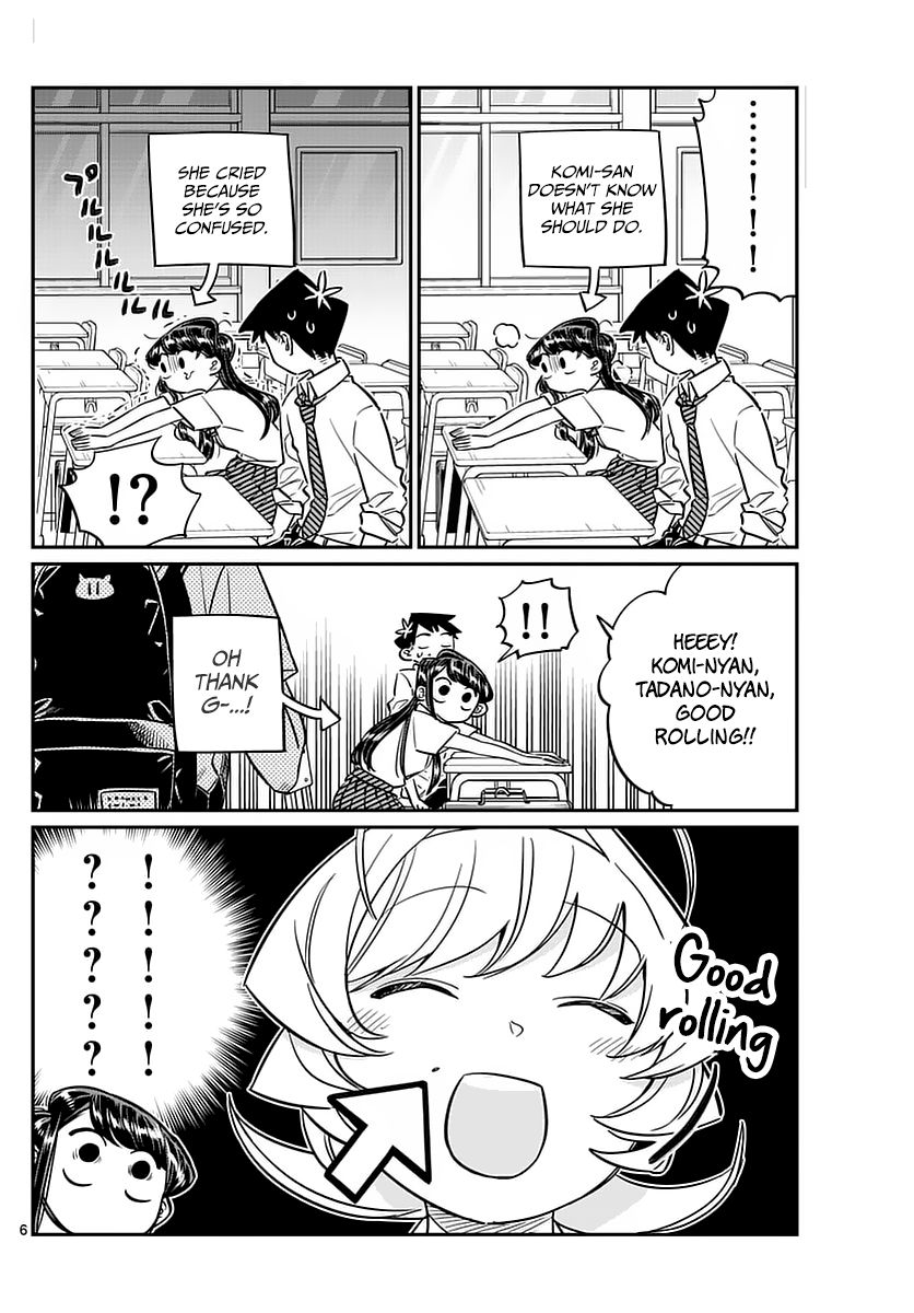 Komi-san wa Komyushou Desu Chapter 52 page 6 - Chapter 52 : There is something in your face...desu
