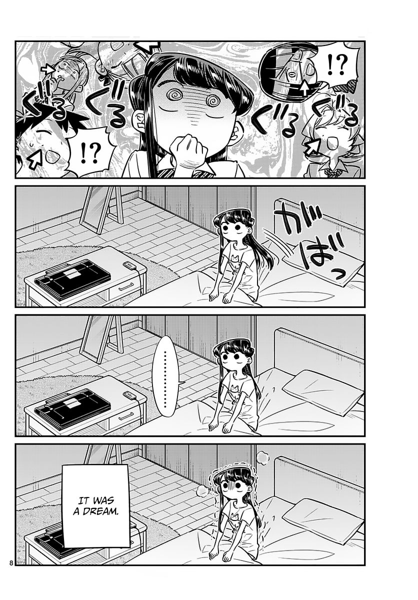 Komi-san wa Komyushou Desu Chapter 52 page 8 - Chapter 52 : There is something in your face...desu