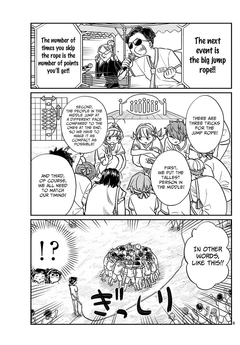 Komi-san wa Komyushou Desu Chapter 54 page 9 - Chapter 54 : Sports festival Part 1