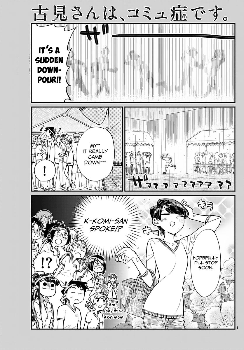 Komi-san wa Komyushou Desu Chapter 55 page 1 - Chapter 55 : Sports festival Part 2