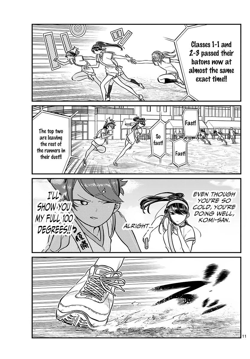 Komi-san wa Komyushou Desu Chapter 55 page 11 - Chapter 55 : Sports festival Part 2