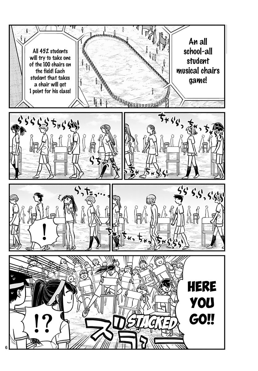Komi-san wa Komyushou Desu Chapter 55 page 6 - Chapter 55 : Sports festival Part 2