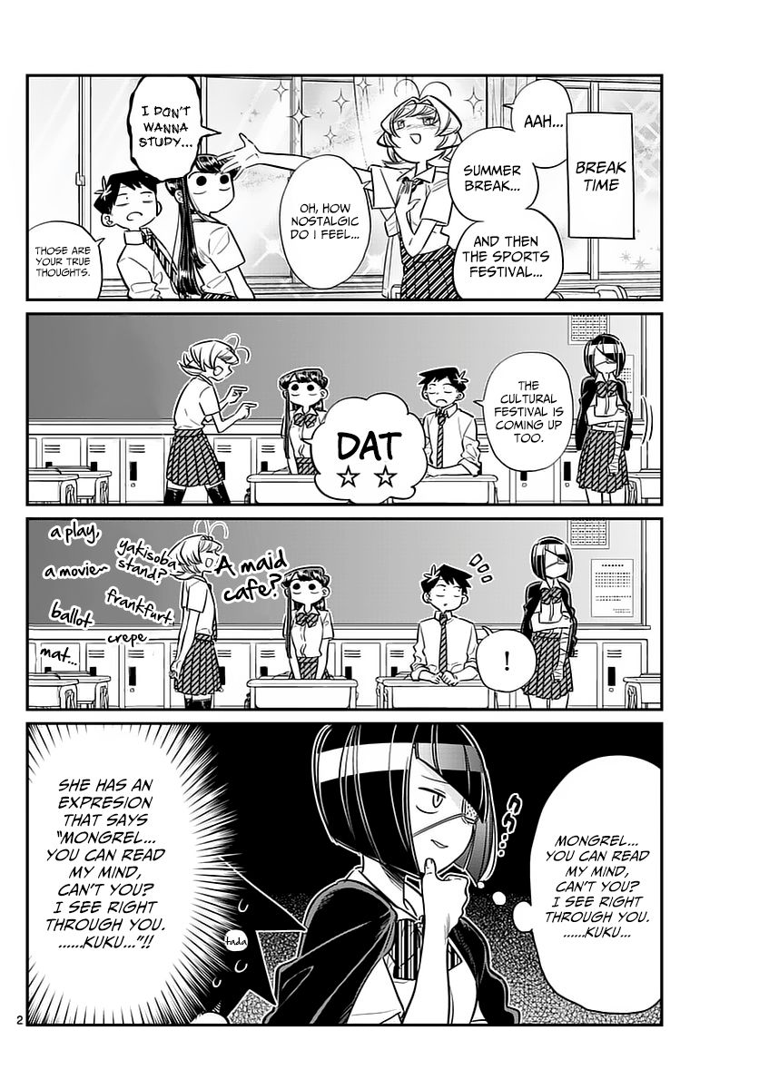 Komi-san wa Komyushou Desu Chapter 56 page 2 - Chapter 56 : Feelings