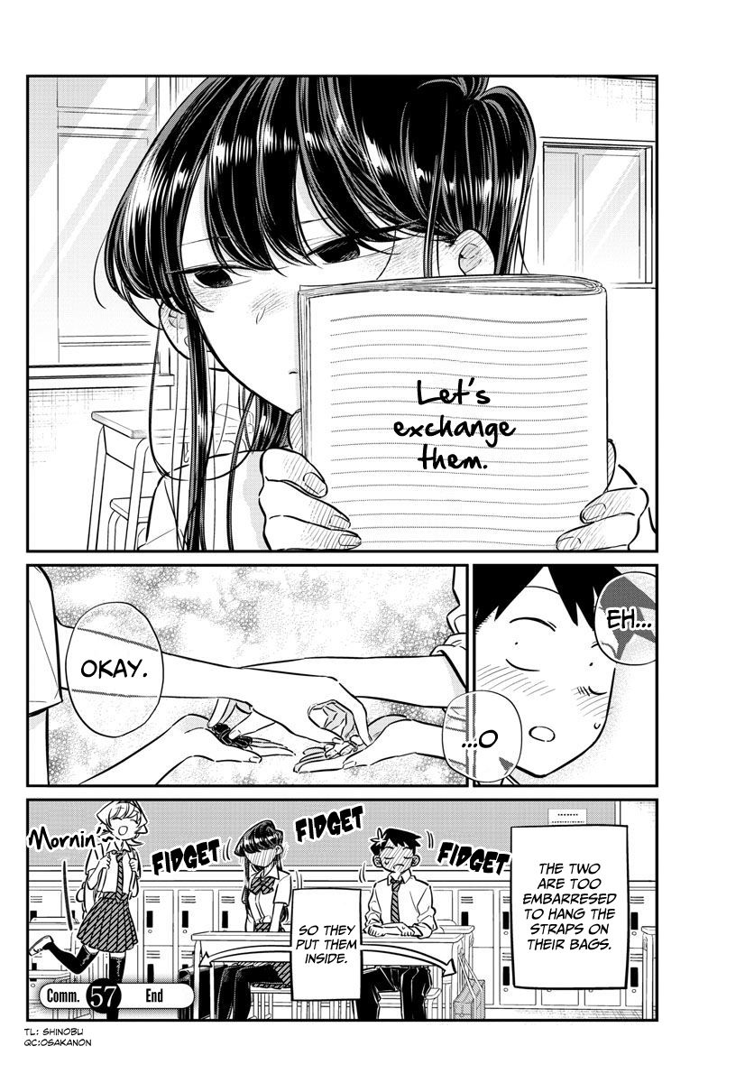 Komi-san wa Komyushou Desu Chapter 57 page 18 - Chapter 57 : Photo stickers
