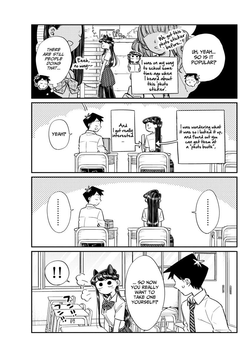 Komi-san wa Komyushou Desu Chapter 57 page 3 - Chapter 57 : Photo stickers