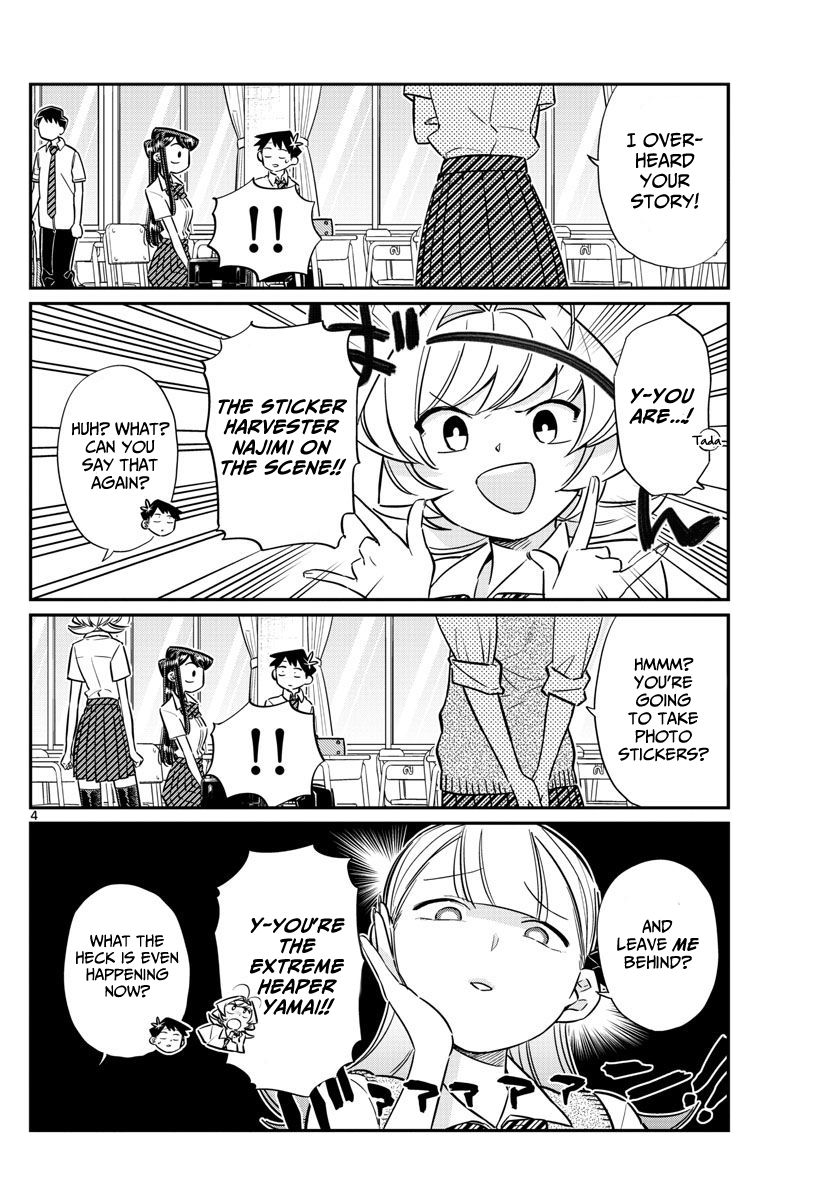 Komi-san wa Komyushou Desu Chapter 57 page 4 - Chapter 57 : Photo stickers