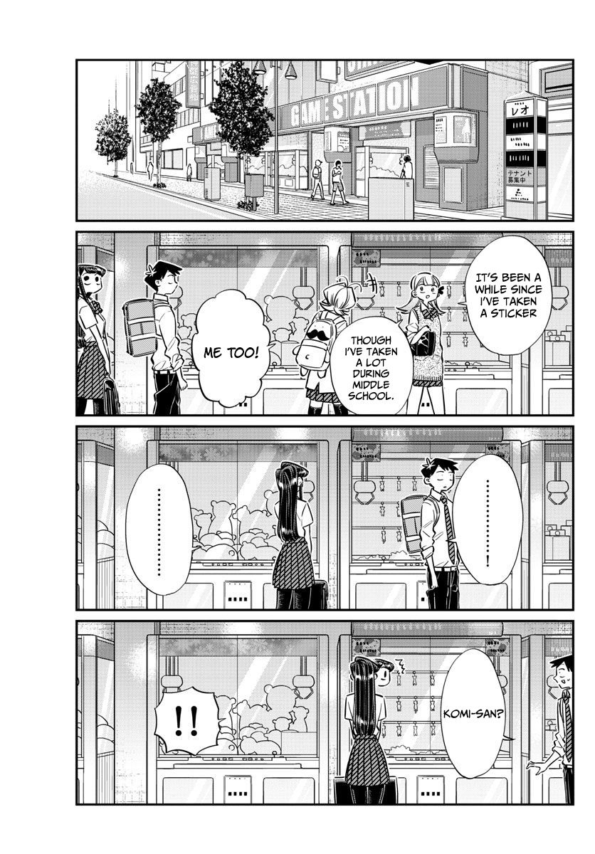 Komi-san wa Komyushou Desu Chapter 57 page 5 - Chapter 57 : Photo stickers