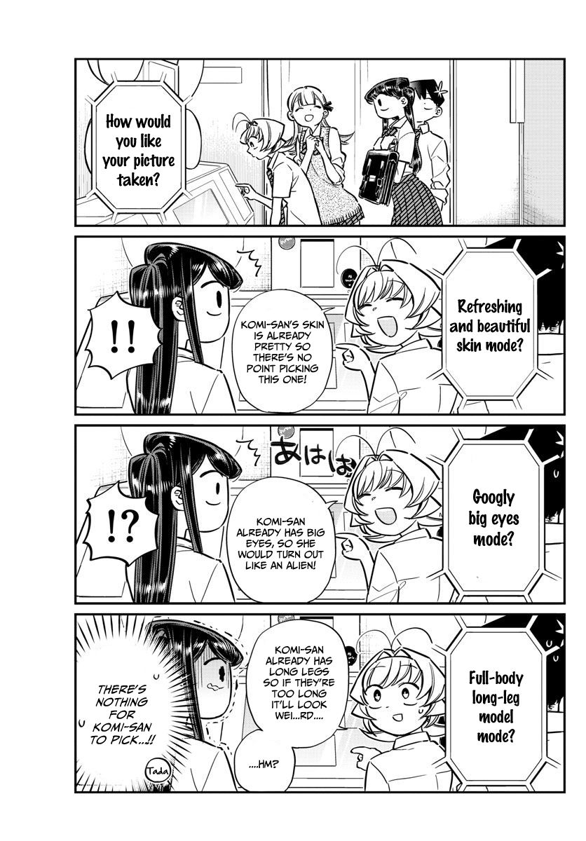Komi-san wa Komyushou Desu Chapter 57 page 7 - Chapter 57 : Photo stickers