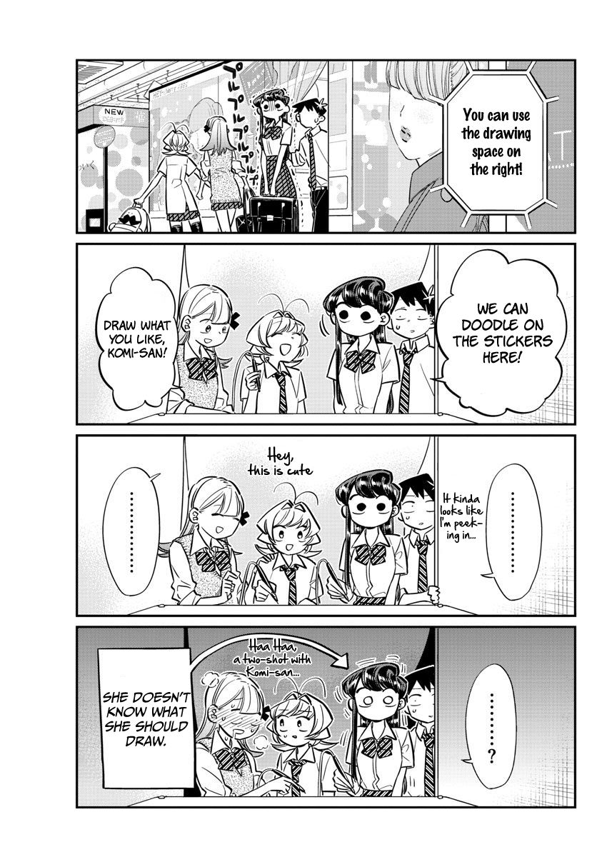 Komi-san wa Komyushou Desu Chapter 57 page 9 - Chapter 57 : Photo stickers