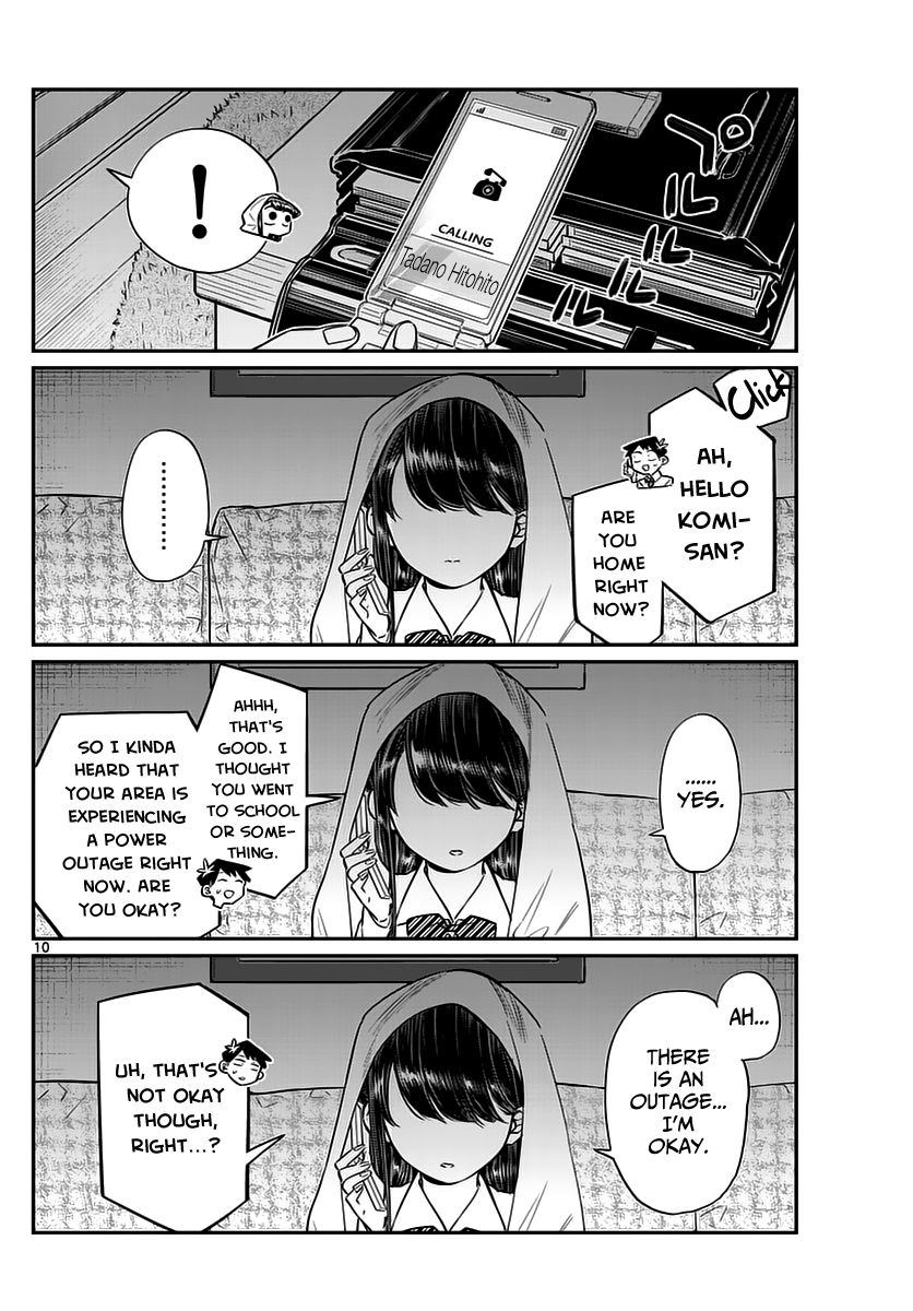 Komi-san wa Komyushou Desu Chapter 59 page 10 - Chapter 59 : Typhoon