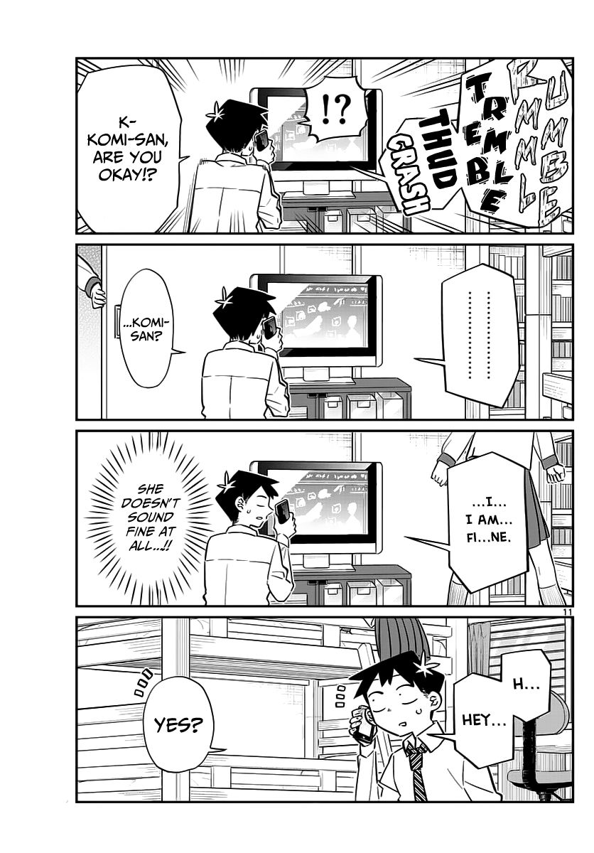 Komi-san wa Komyushou Desu Chapter 59 page 11 - Chapter 59 : Typhoon