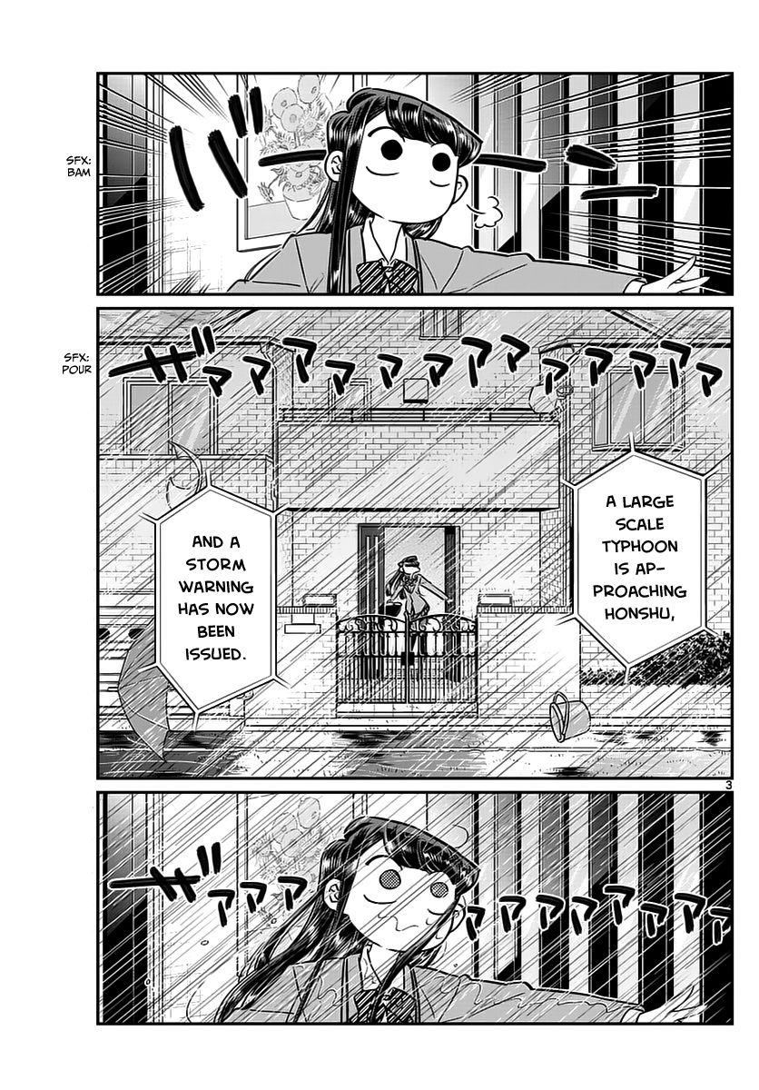 Komi-san wa Komyushou Desu Chapter 59 page 3 - Chapter 59 : Typhoon